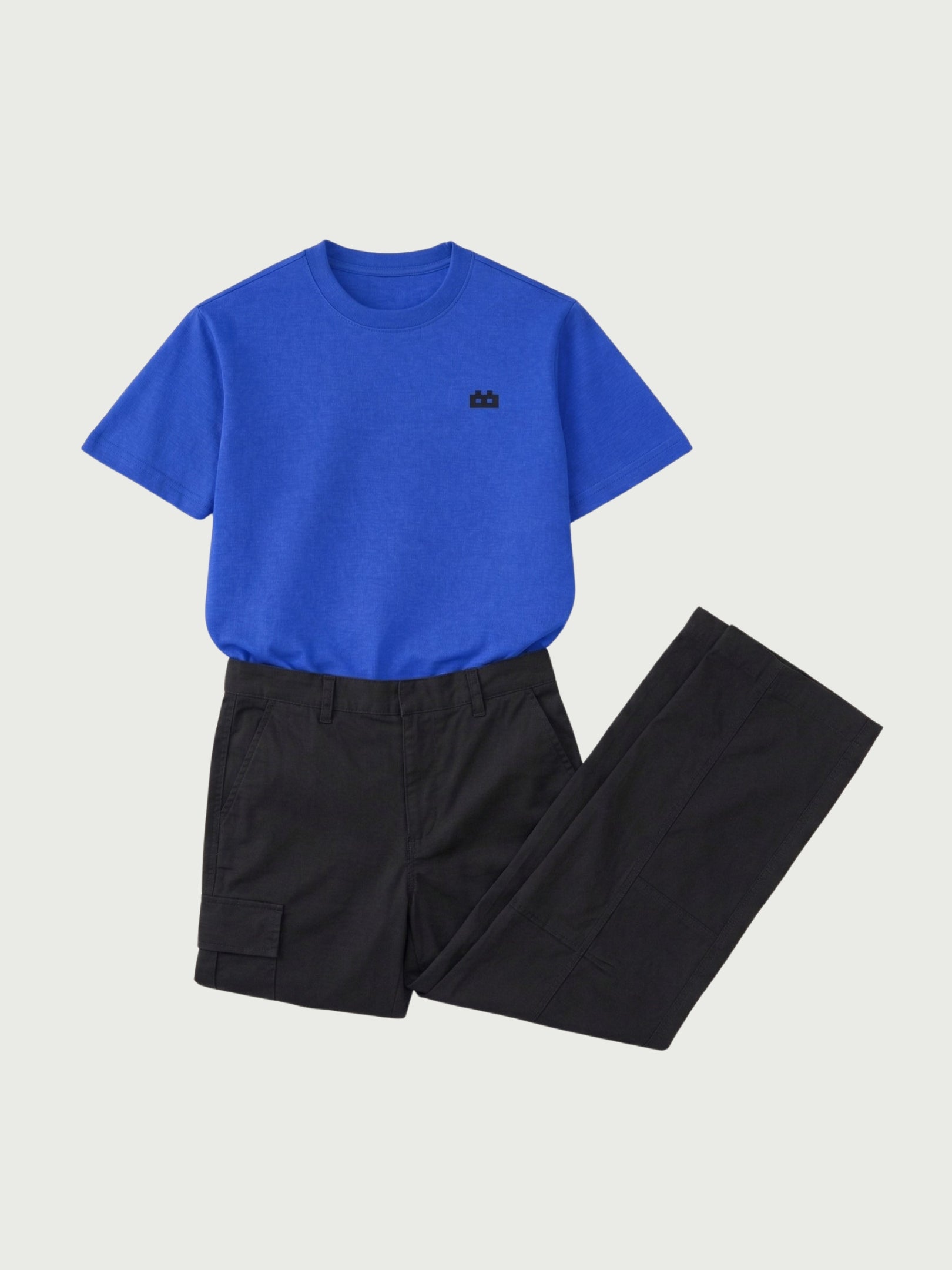Boxy Crew Men's 100% Cotton Regular Fit Solid Round Neck T-Shirt | Double Bio-Washed | Half Sleeve Casual Plain Tee | 180 GSM Breathable Soft Touch Everyday Wear | Royal Blue | Made in India – product image 7
