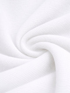 Boxy Crew Men's 100% Cotton Regular Fit Solid Round Neck T-Shirt | Double Bio-Washed | Half Sleeve Casual Plain Tee | 180 GSM Breathable Soft Touch Everyday Wear | White | Made in India – product image 6