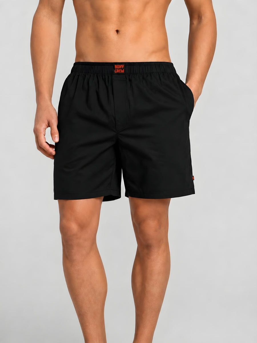 Boxy Crew Men's 100% Cotton No-Mark Boxer Shorts – BC-MBX001