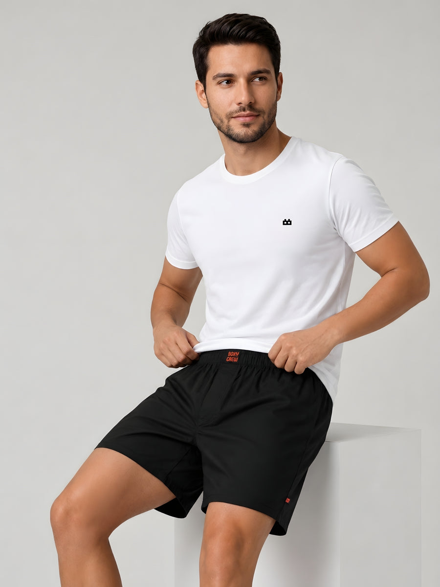 Boxy Crew Men's 100% Cotton No-Mark Boxer Shorts – BC-MBX001