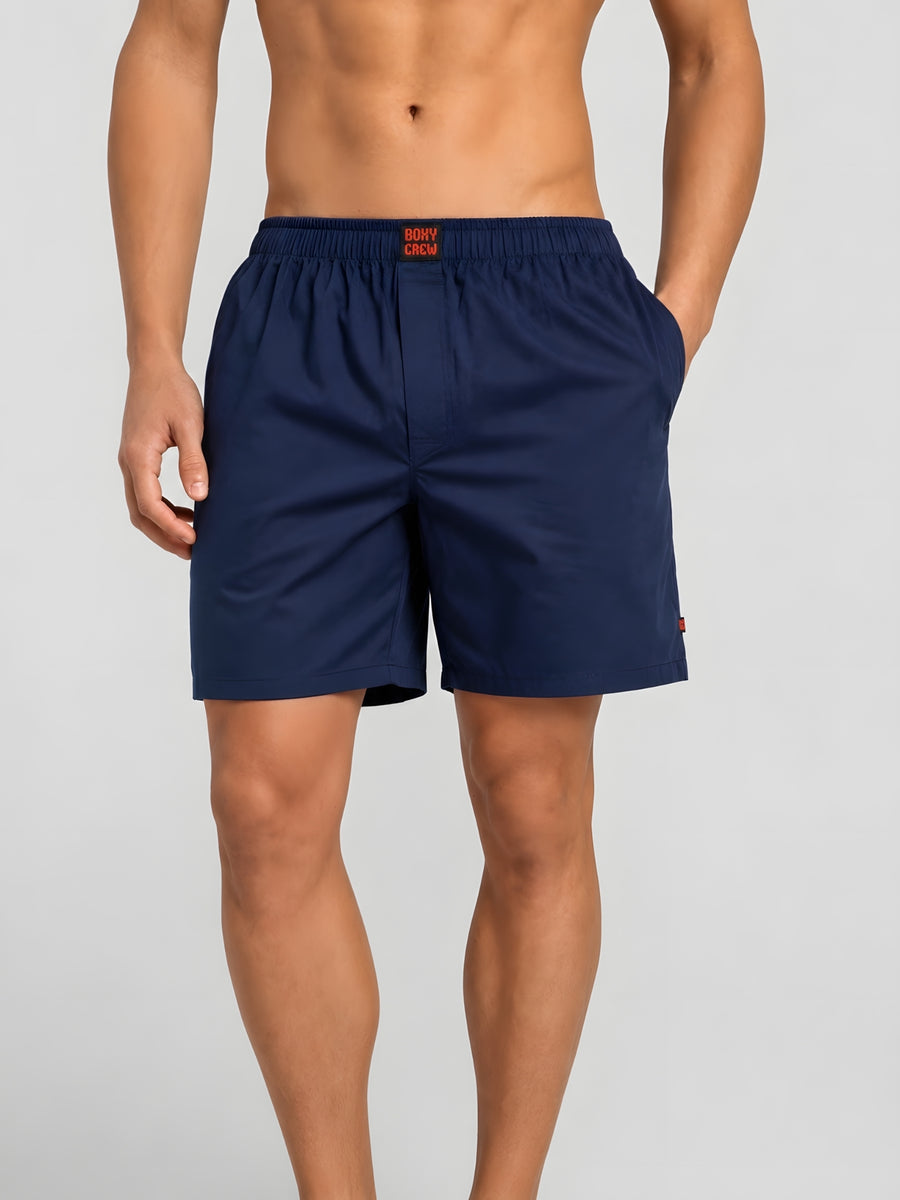 Boxy Crew Men's 100% Cotton No-Mark Boxer Shorts – BC-MBX002