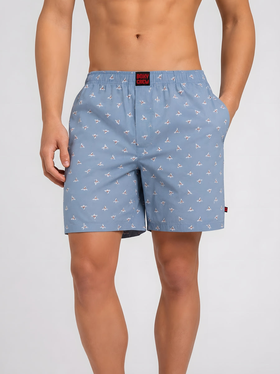 Boxy Crew Men's 100% Cotton No-Mark Boxer Shorts – BC-MBX003