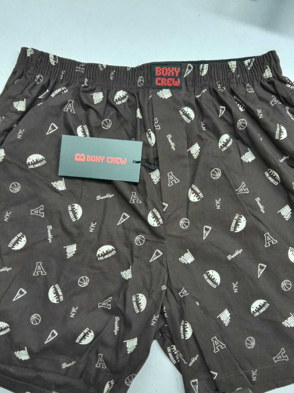 Boxy Crew Men's 100% Cotton No-Mark Boxer Shorts – BC-MBX005 – product image 1