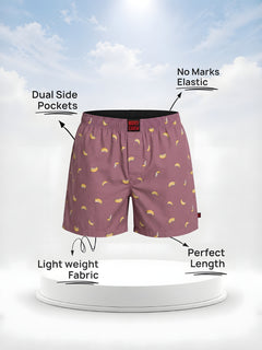 Pack of 2 Printed Pure Cotton No Marks Boxers