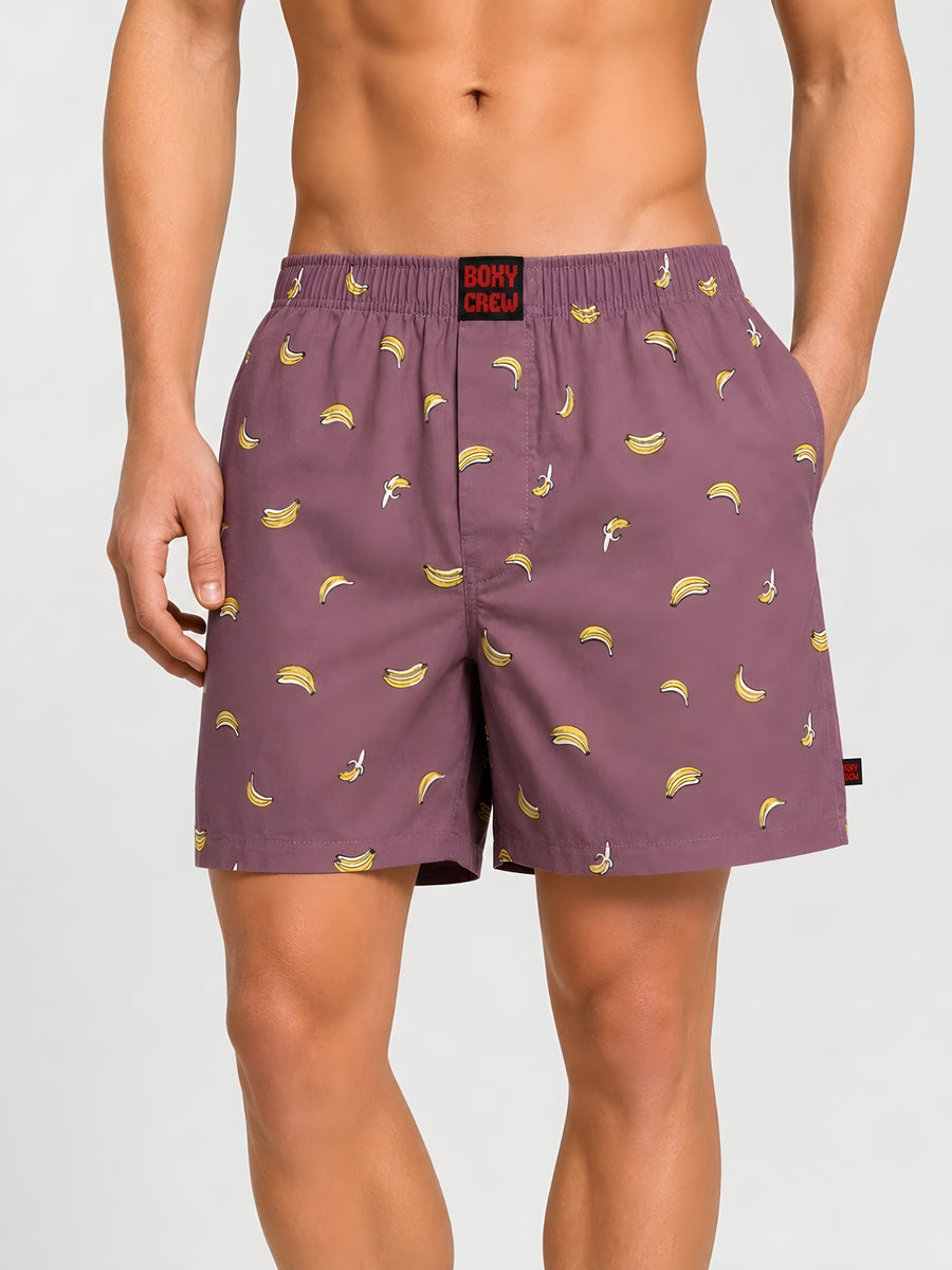 Boxy Crew Men's 100% Cotton No-Mark Boxer Shorts – BC-MBX006