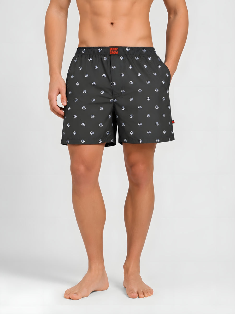 Boxy Crew Men's 100% Cotton No-Mark Boxer Shorts – BC-MBX009