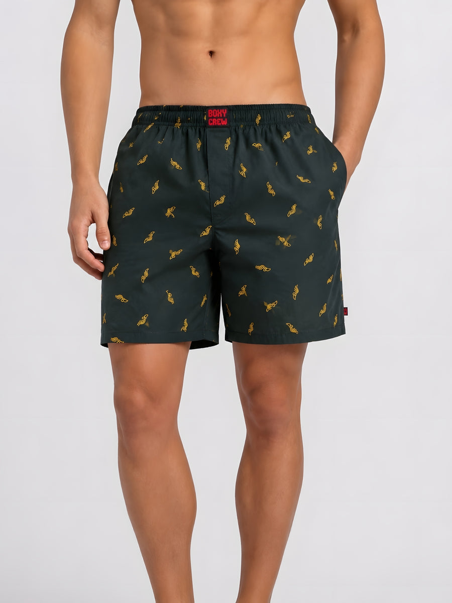 Boxy Crew Men's 100% Cotton No-Mark Boxer Shorts – BC-MBX010