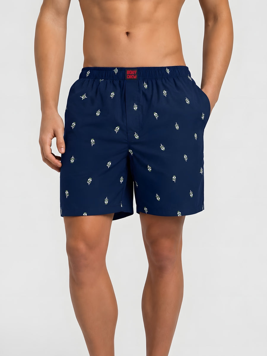 Boxy Crew Men's 100% Cotton No-Mark Boxer Shorts – BC-MBX011