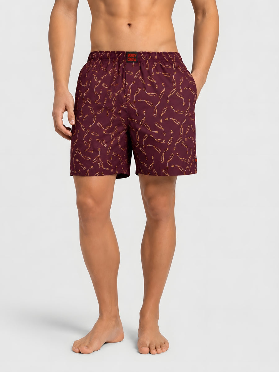 Boxy Crew Men's 100% Cotton No-Mark Boxer Shorts – BC-MBX014