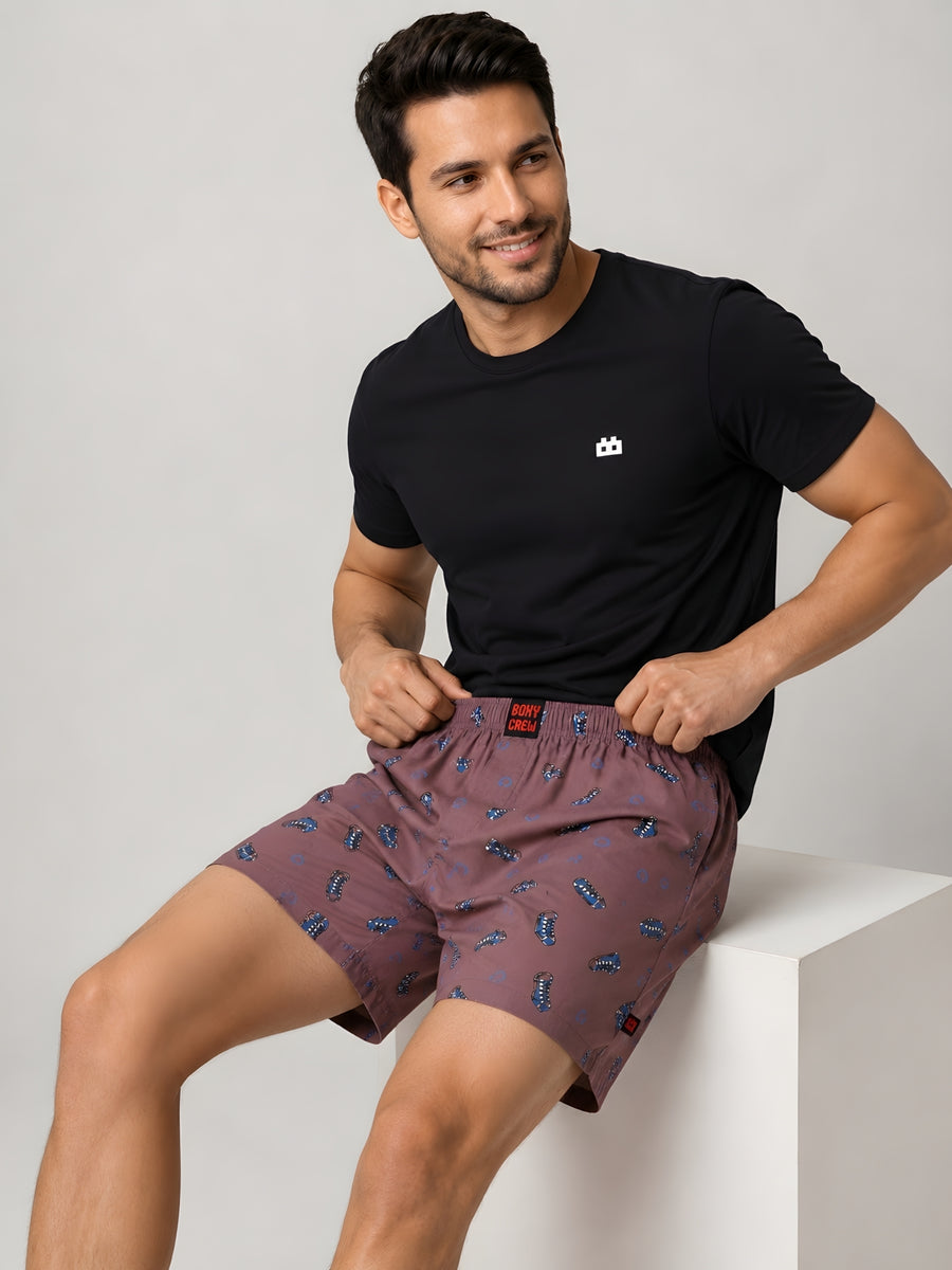 Boxy Crew Men's 100% Cotton No-Mark Boxer Shorts – BC-MBX015