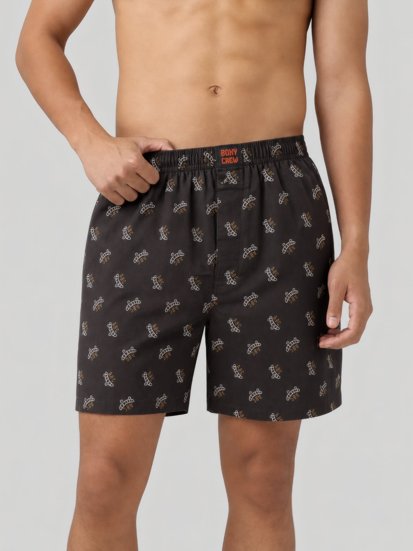 Boxy Crew Men's 100% Cotton No-Mark Boxer Shorts – BC-MBX031 – product image 1