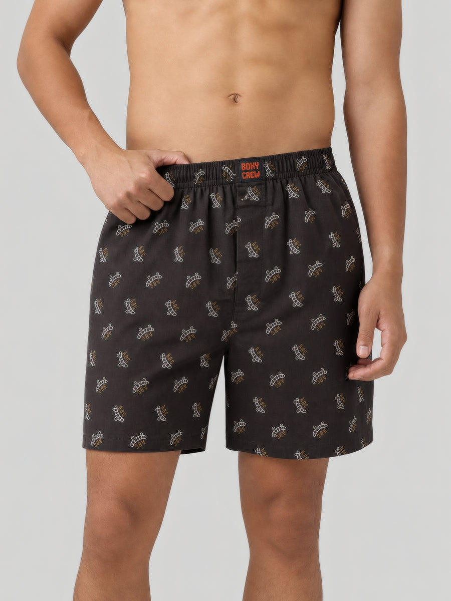 Boxy Crew Men's 100% Cotton No-Mark Boxer Shorts – BC-MBX031 – product image 1