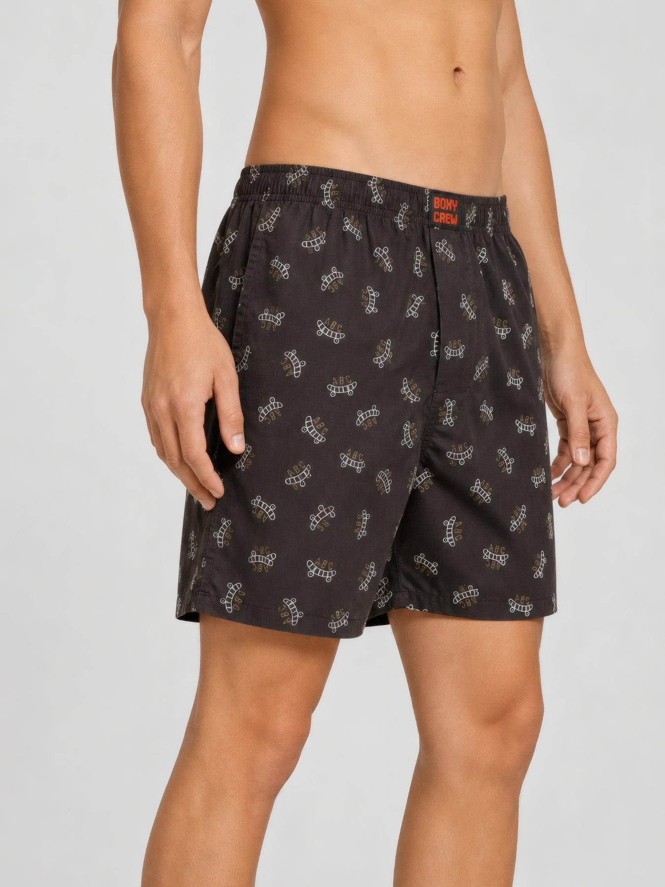 Boxy Crew Men's 100% Cotton No-Mark Boxer Shorts – BC-MBX031 – product image 2
