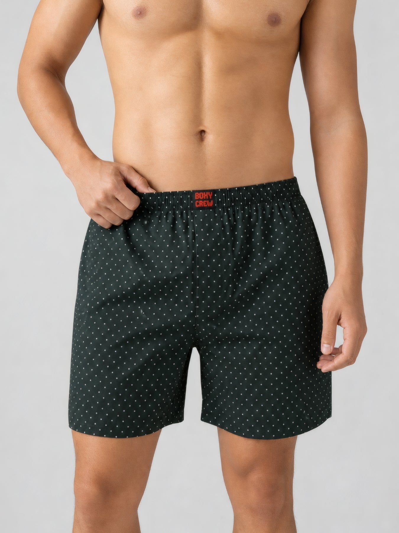 Boxy Crew Men's 100% Cotton No-Mark Boxer Shorts – BC-MBX032 – product image 1