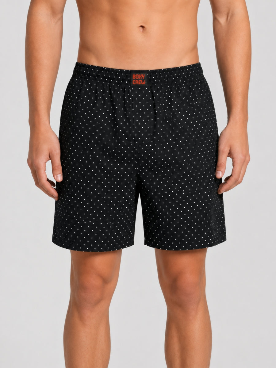 Boxy Crew Men's 100% Cotton No-Mark Boxer Shorts – BC-MBX033 – product image 1