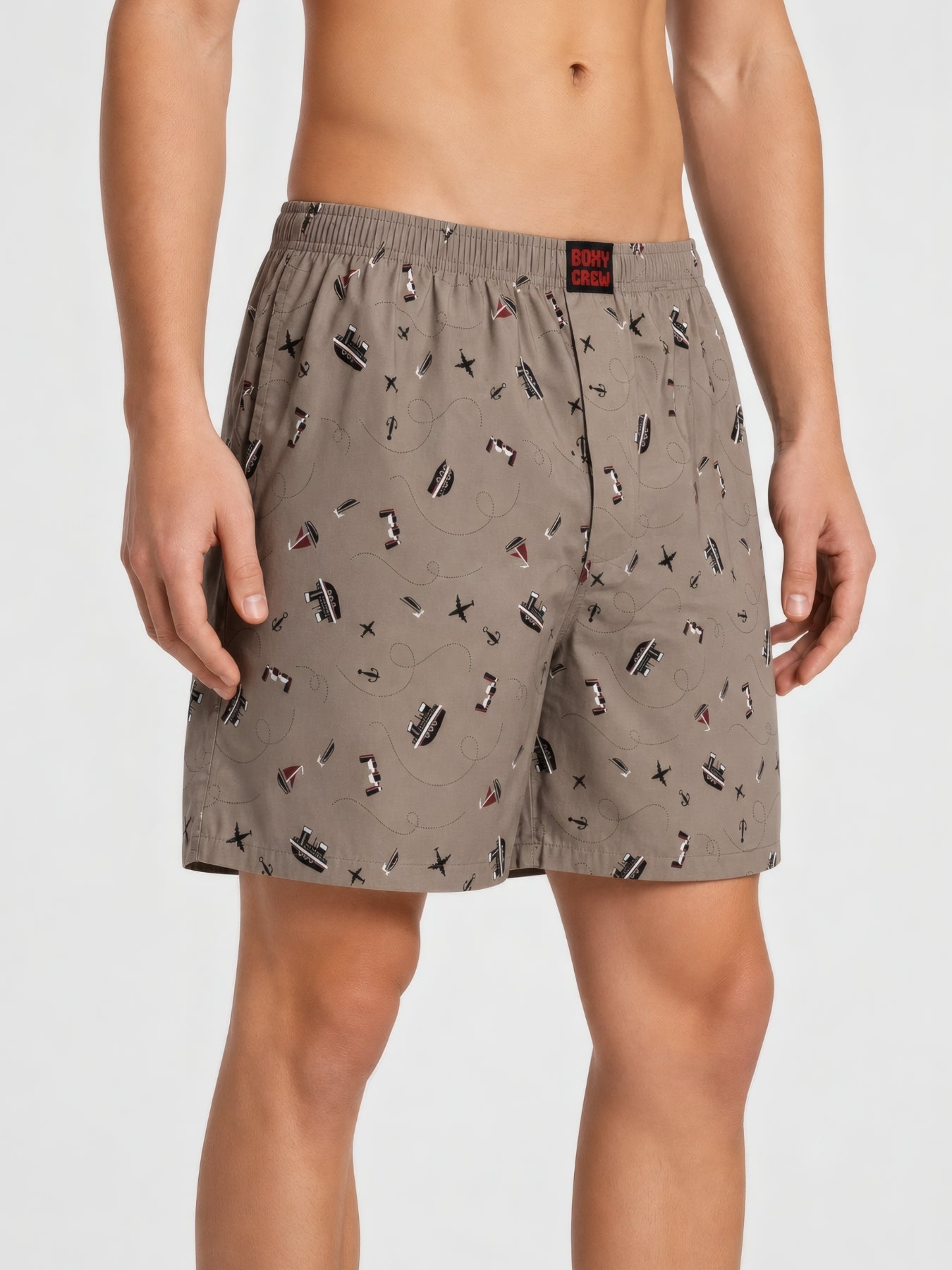 Boxy Crew Men's 100% Cotton No-Mark Boxer Shorts – BC-MBX034 – product image 2