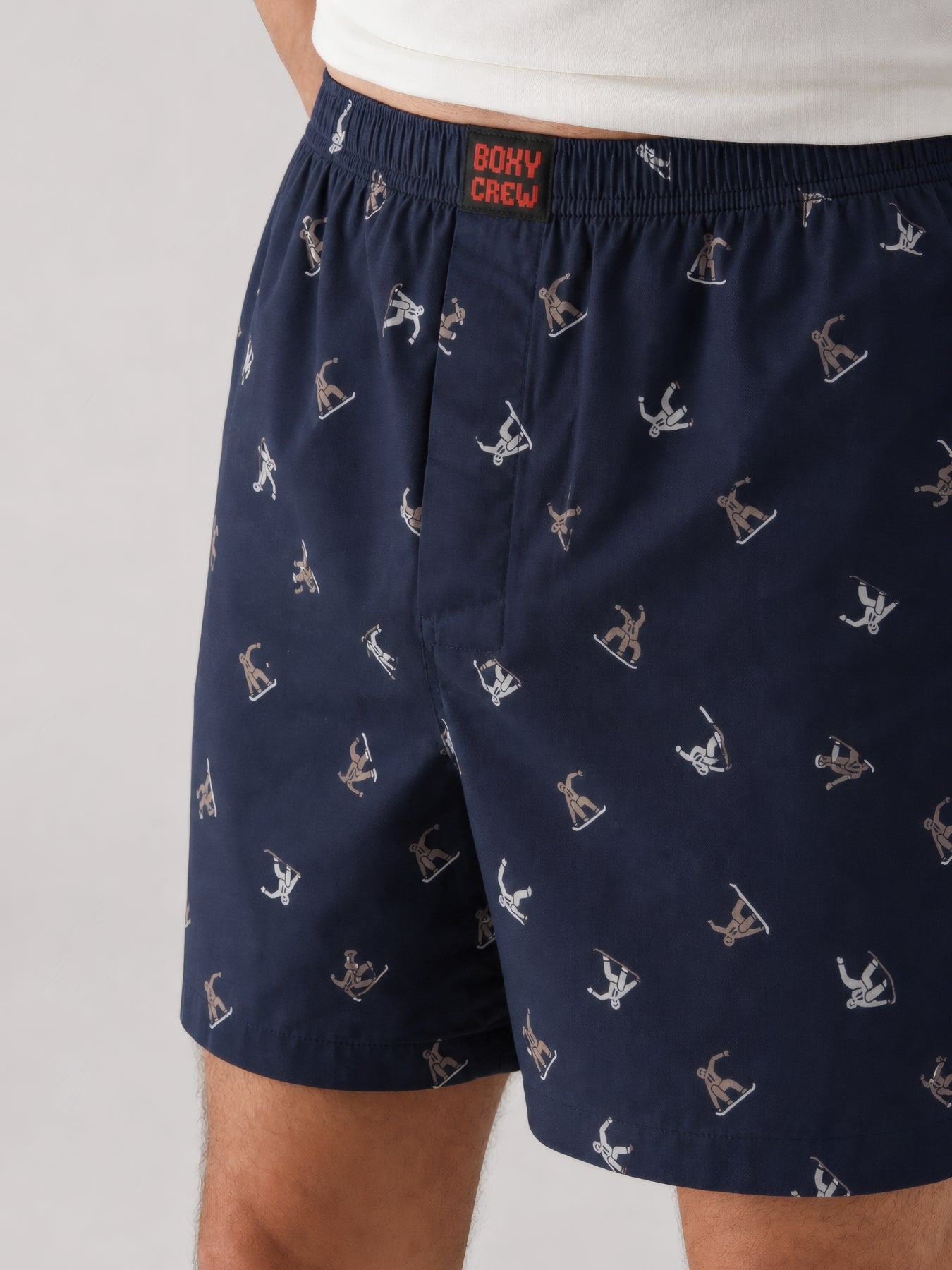 Boxy Crew Men's 100% Cotton No-Mark Boxer Shorts – BC-MBX035 – product image 5