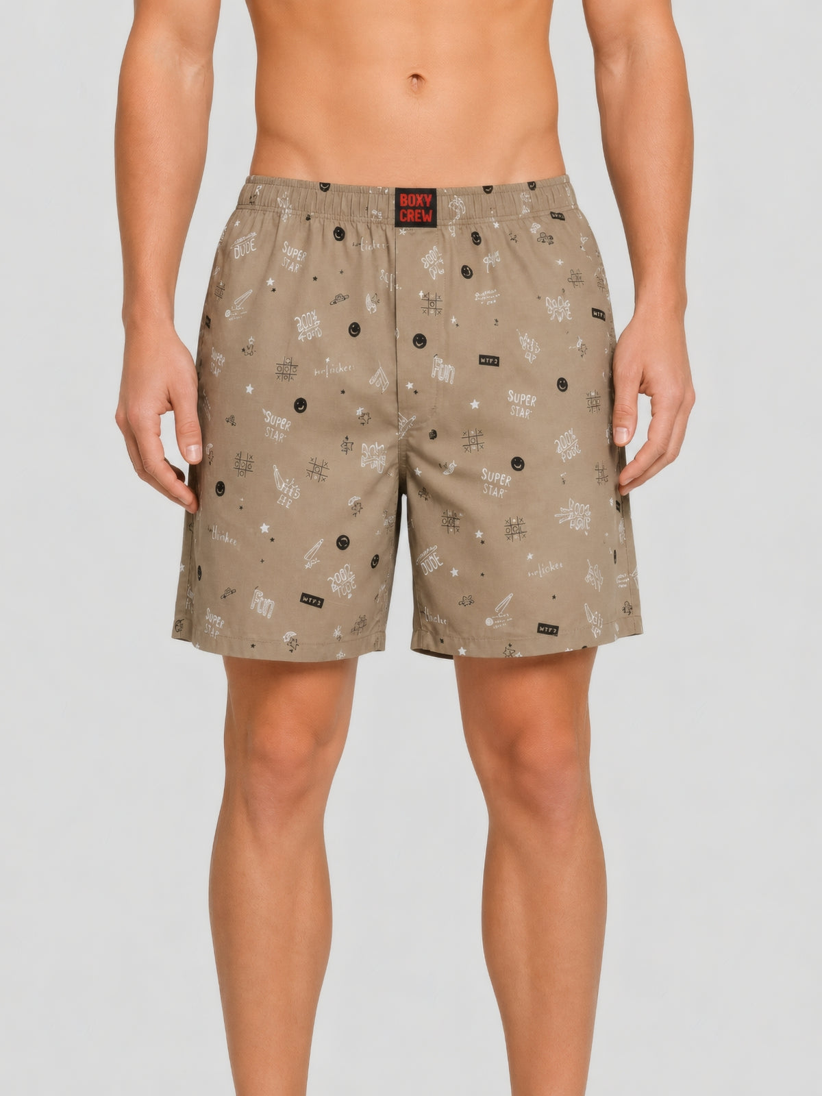 Boxy Crew Men's 100% Cotton No-Mark Boxer Shorts – BC-MBX036 – product image 1