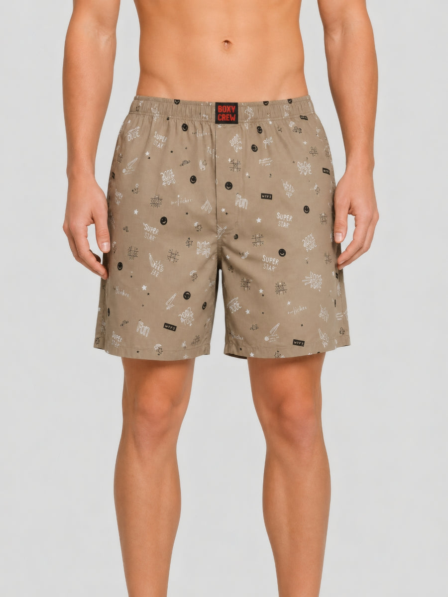 Boxy Crew Men's 100% Cotton No-Mark Boxer Shorts – BC-MBX036 – product image 1