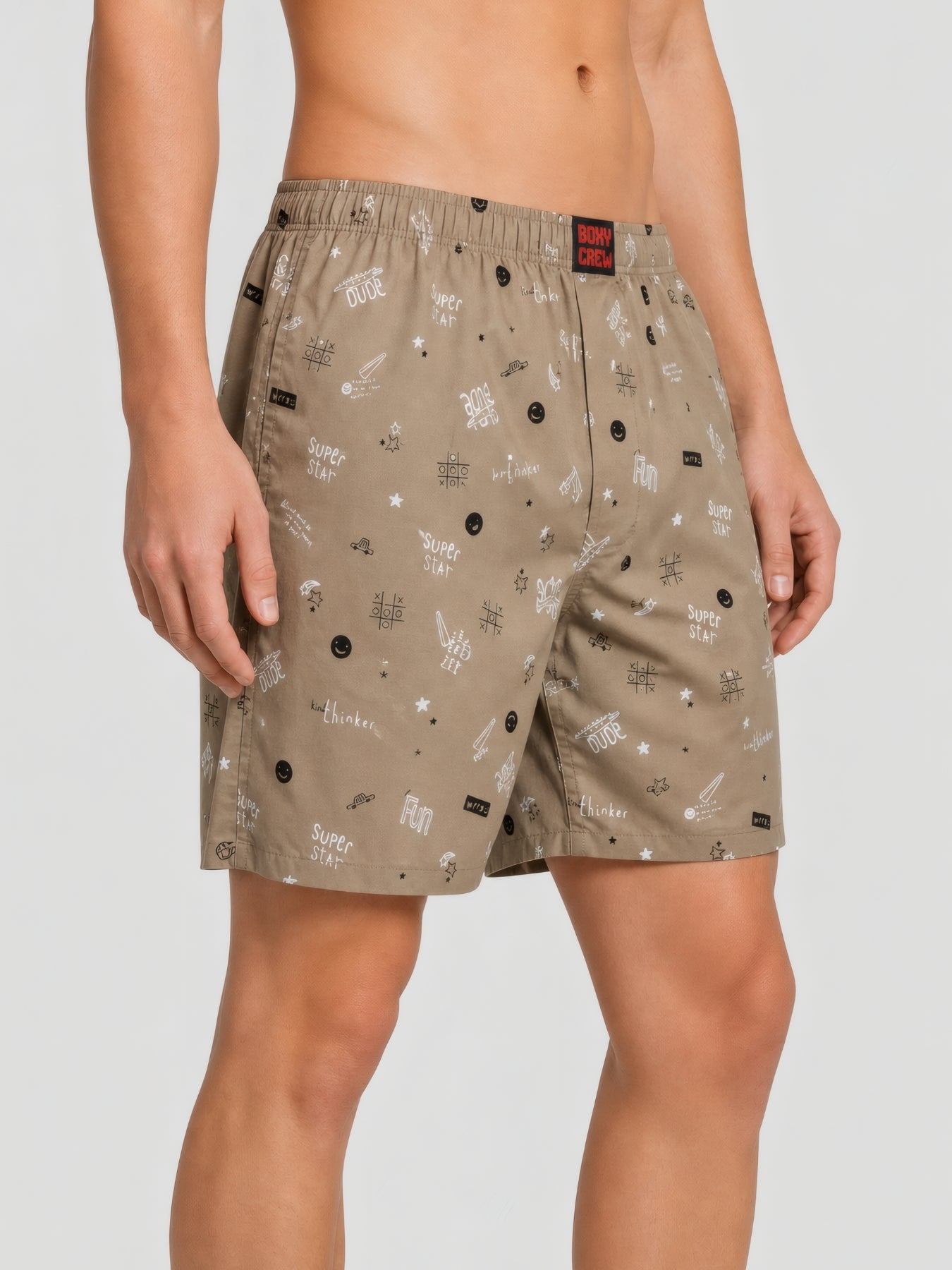 Boxy Crew Men's 100% Cotton No-Mark Boxer Shorts – BC-MBX036 – product image 2