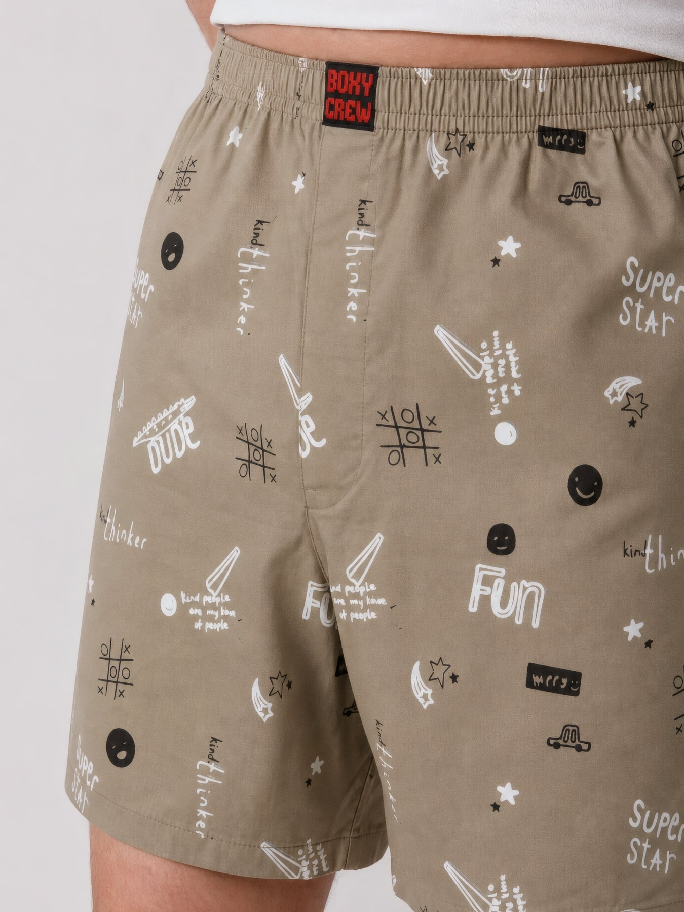 Boxy Crew Men's 100% Cotton No-Mark Boxer Shorts – BC-MBX036 – product image 5