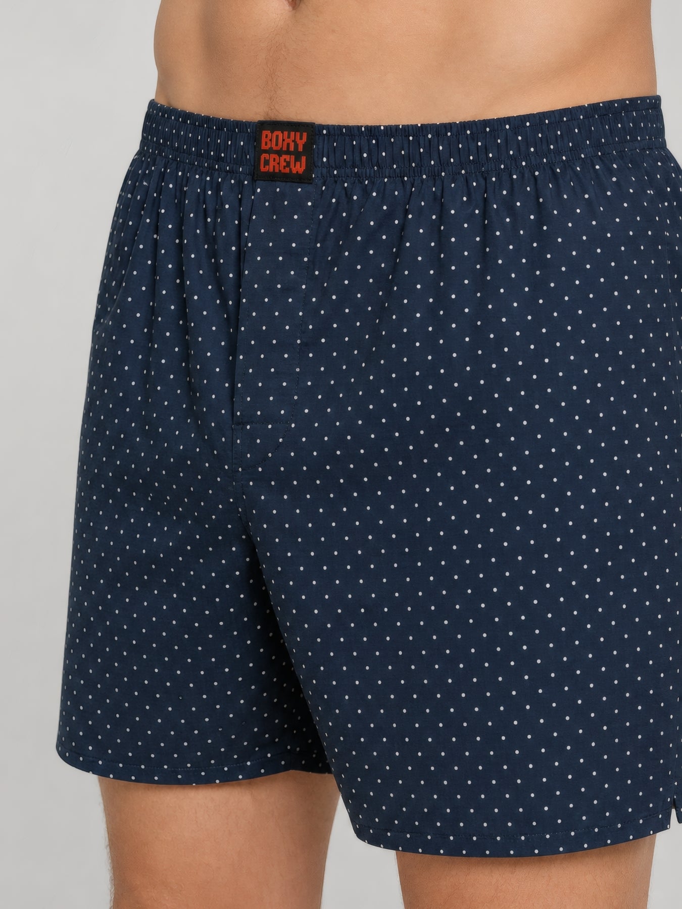 Boxy Crew Men's 100% Cotton No-Mark Boxer Shorts – BC-MBX040 – product image 4