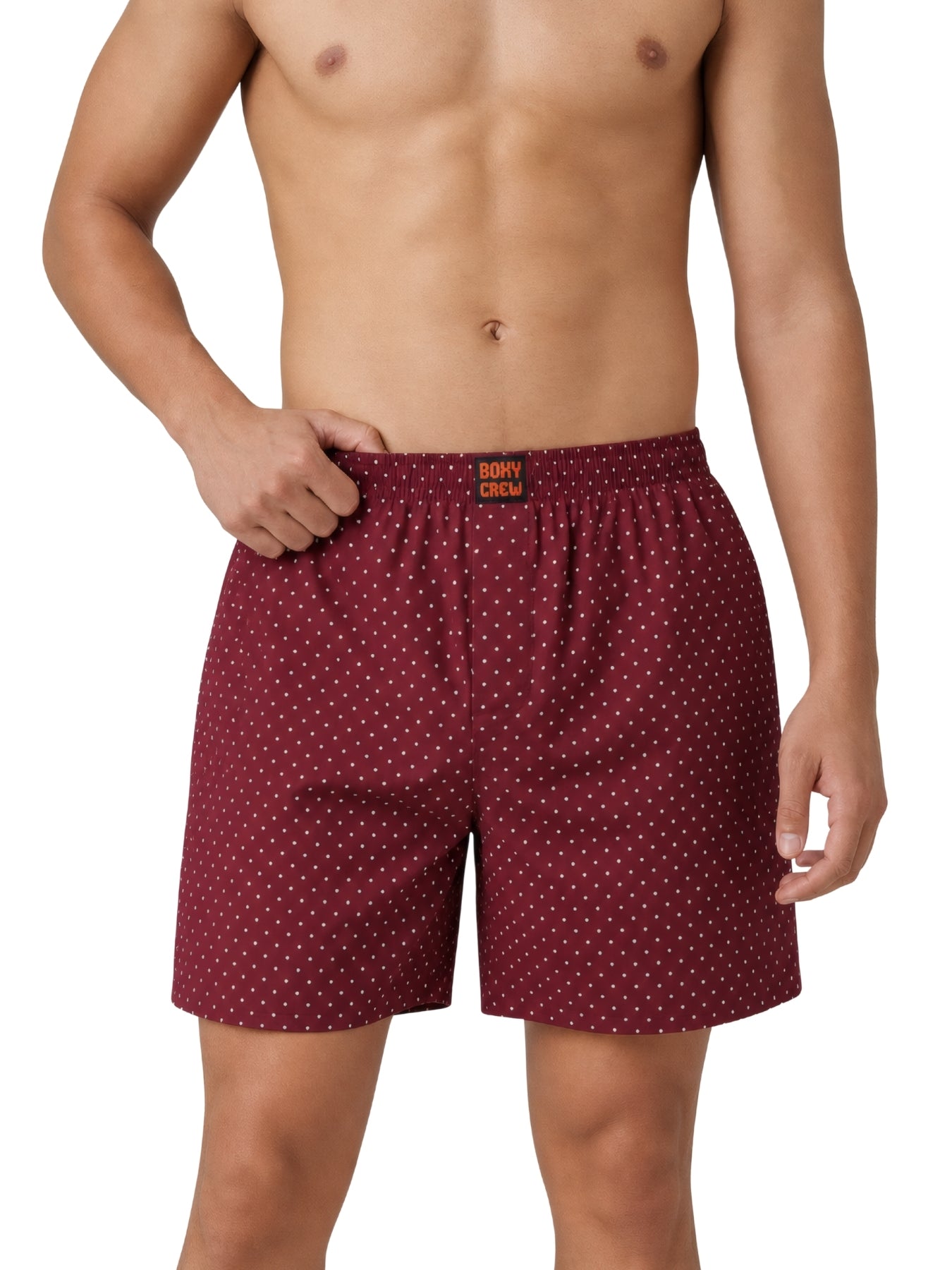Boxy Crew Men's 100% Cotton No-Mark Boxer Shorts – BC-MBX041 – product image 7
