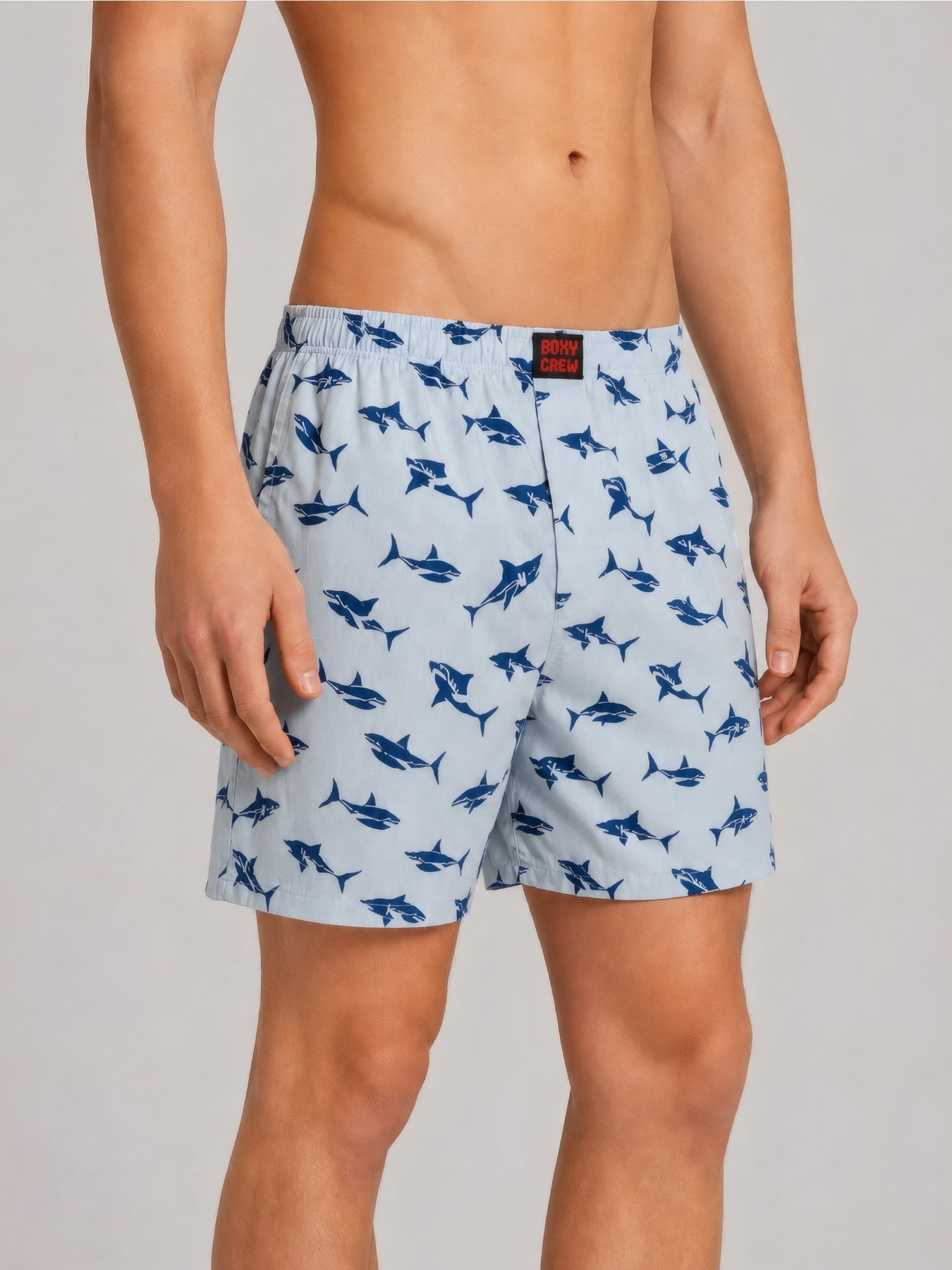 Boxy Crew Men's 100% Cotton No-Mark Boxer Shorts – BC-MBX042 – product image 2