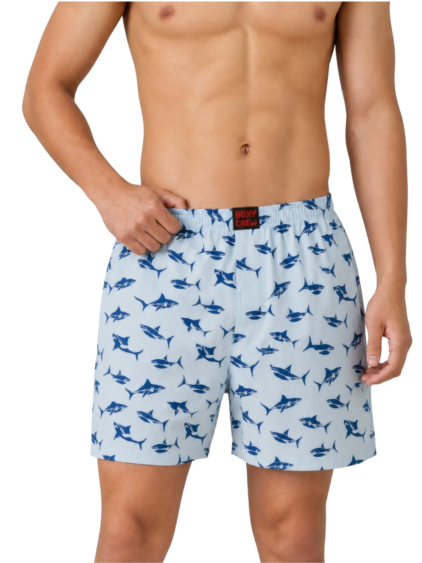 Boxy Crew Men's 100% Cotton No-Mark Boxer Shorts – BC-MBX042 – product image 7