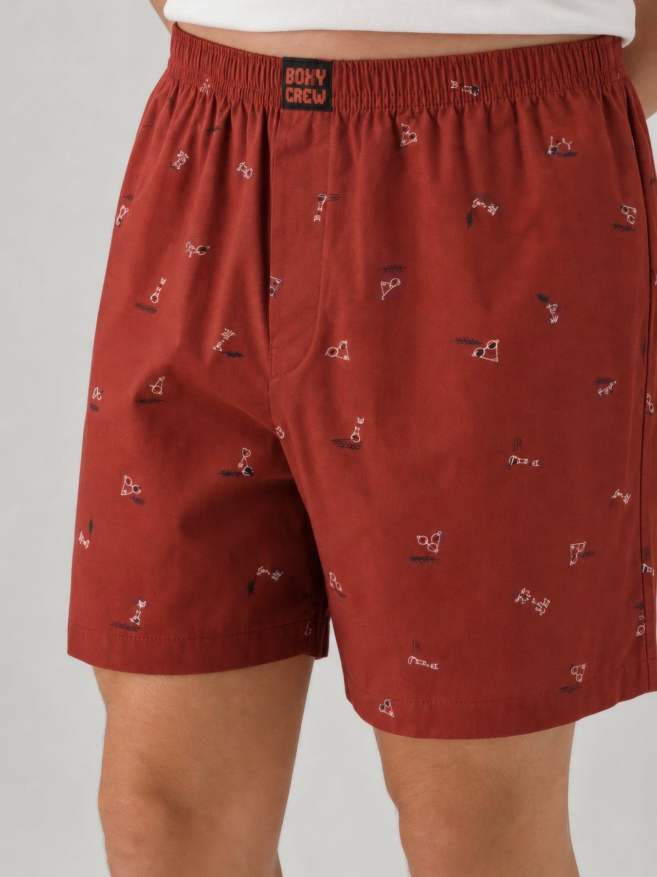 Boxy Crew Men's 100% Cotton No-Mark Boxer Shorts – BC-MBX043 – product image 4