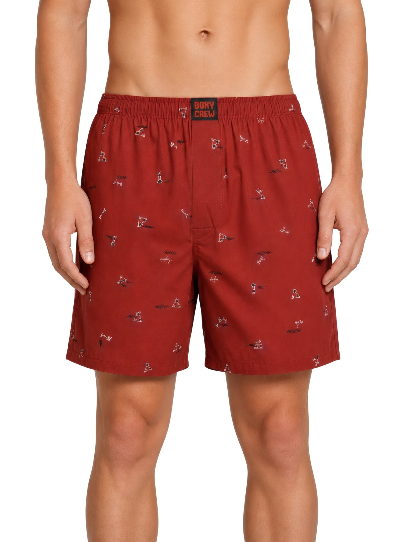 Boxy Crew Men's 100% Cotton No-Mark Boxer Shorts – BC-MBX043 – product image 7