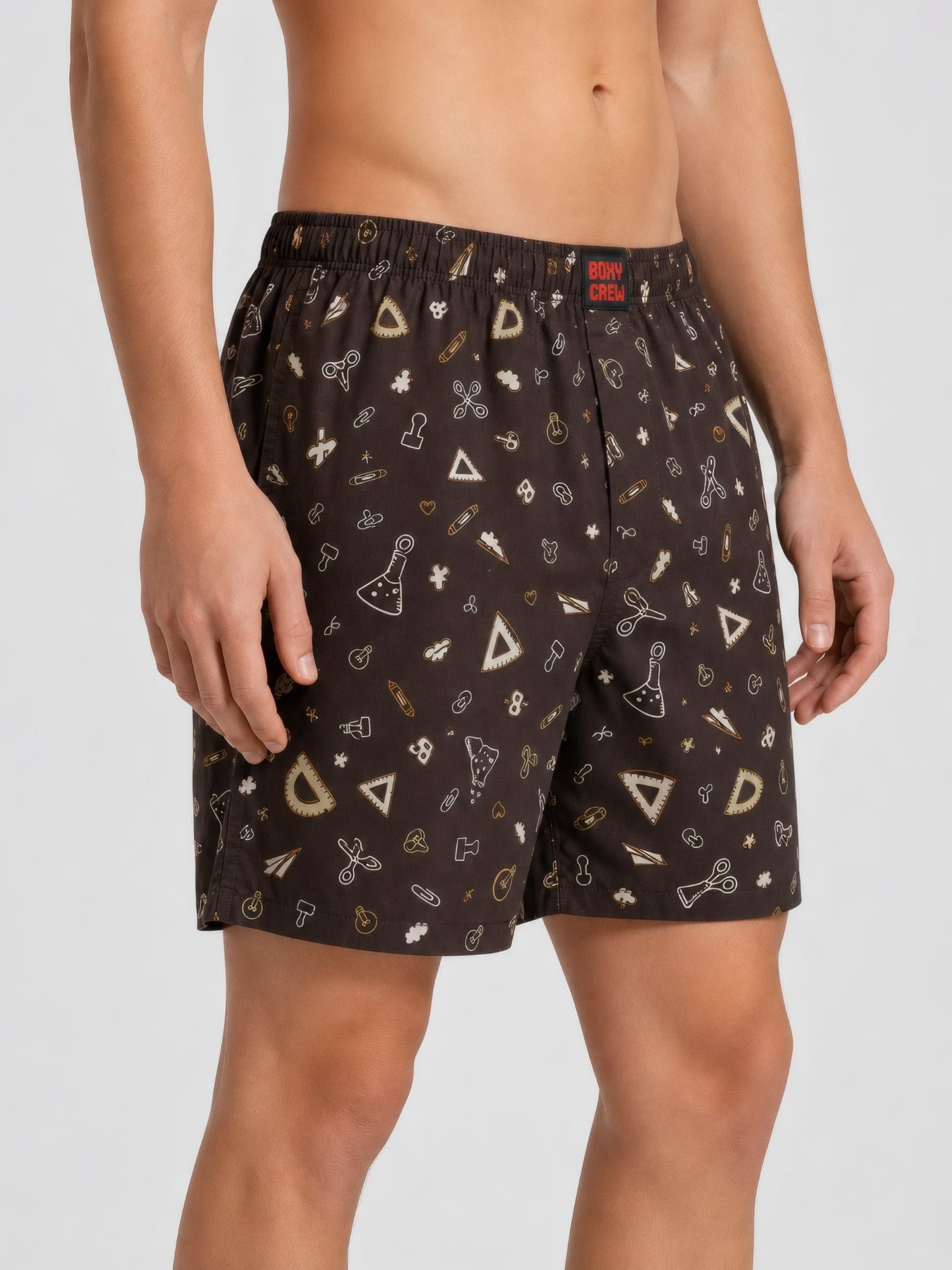 Boxy Crew Men's 100% Cotton No-Mark Boxer Shorts – BC-MBX044 – product image 2