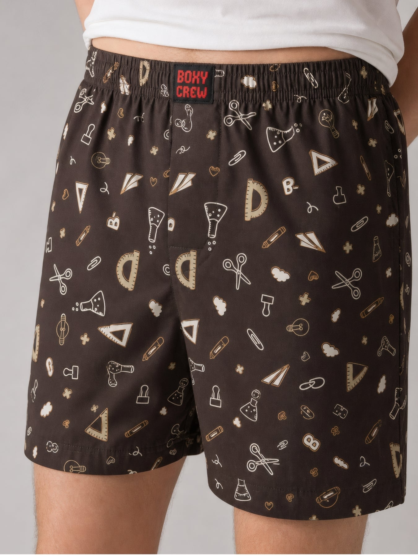 Boxy Crew Men's 100% Cotton No-Mark Boxer Shorts – BC-MBX044 – product image 4