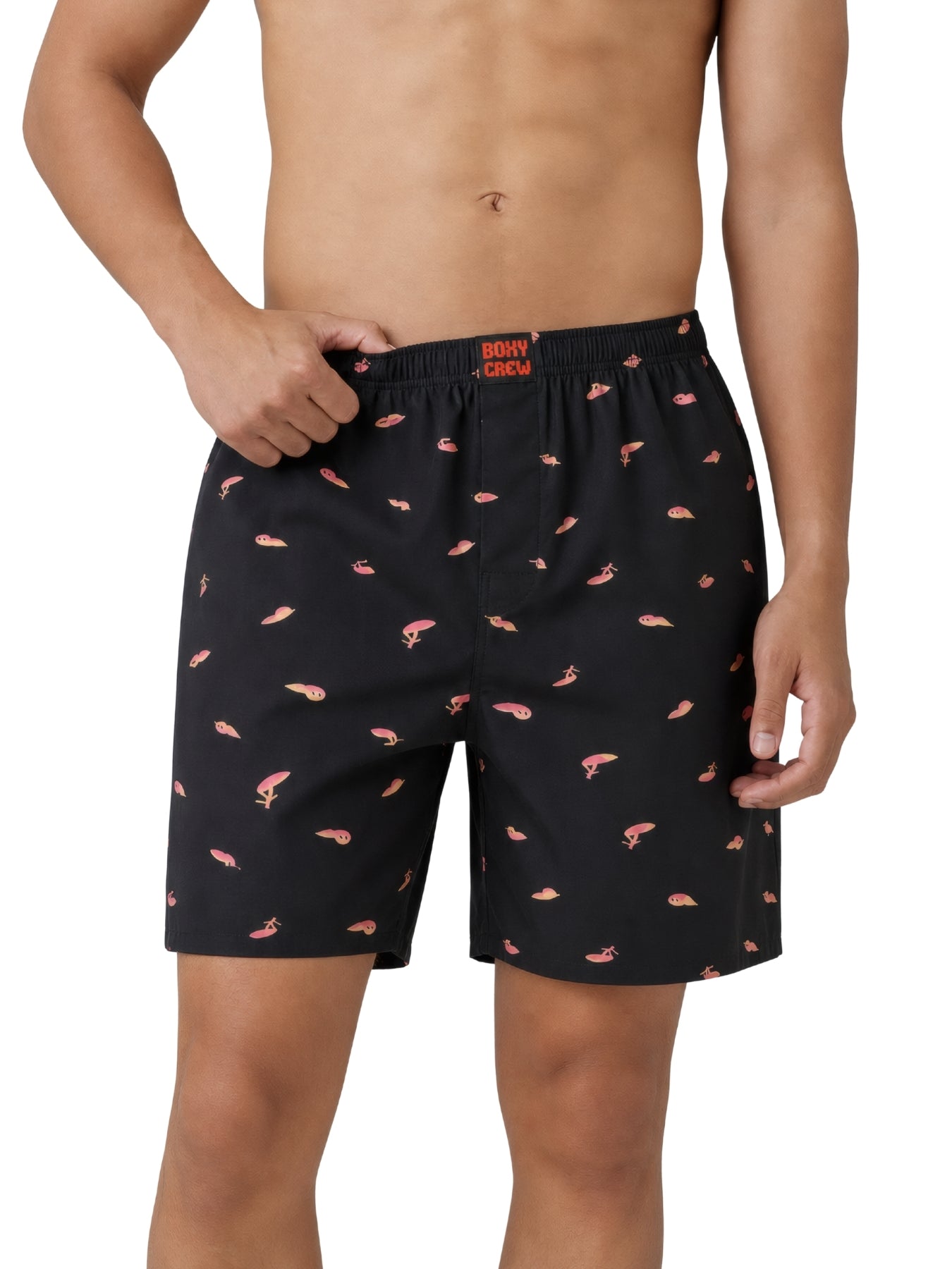 Boxy Crew Men's 100% Cotton No-Mark Boxer Shorts – BC-MBX045 – product image 7