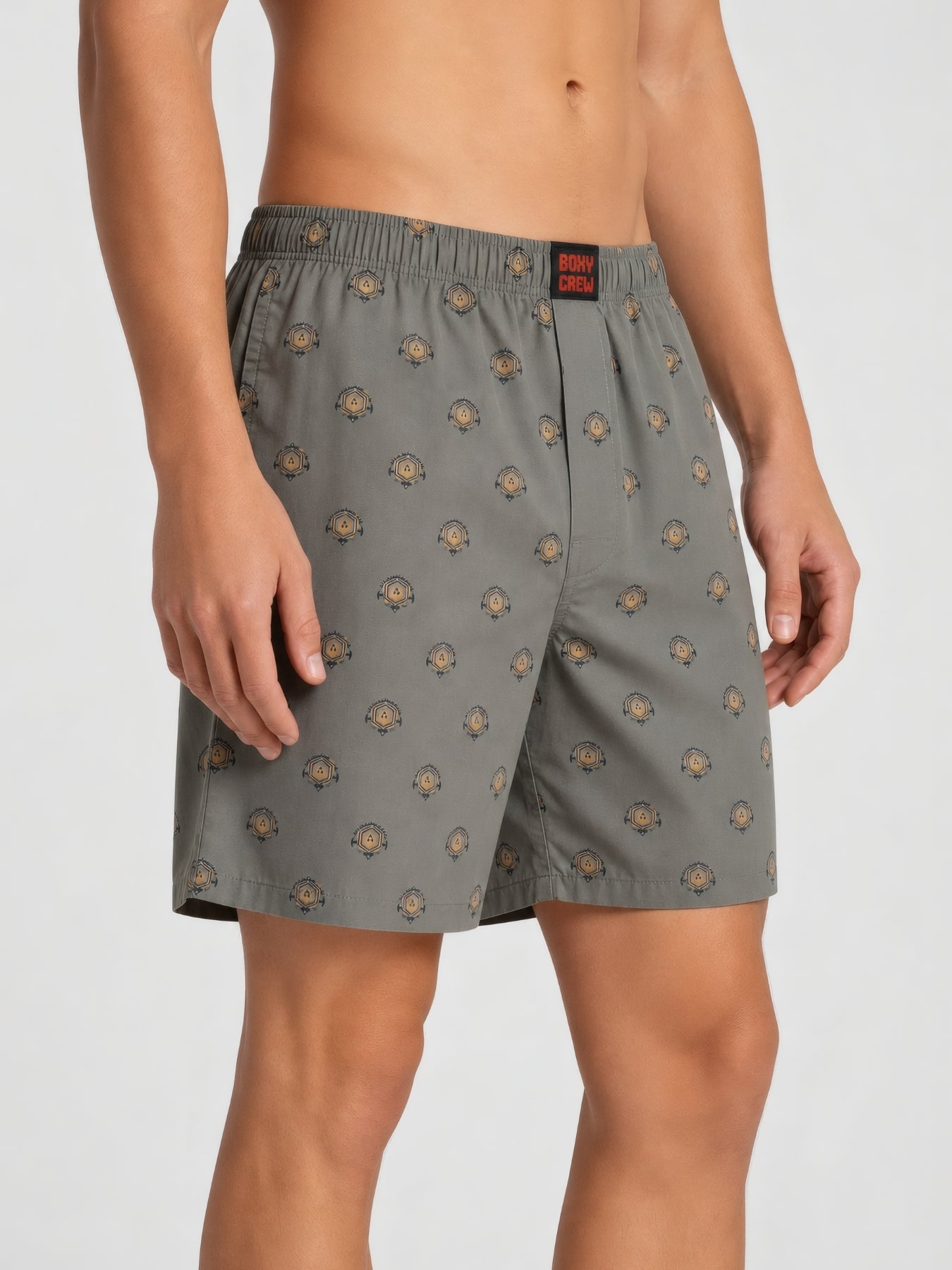 Boxy Crew Men's 100% Cotton No-Mark Boxer Shorts – BC-MBX046 – product image 2