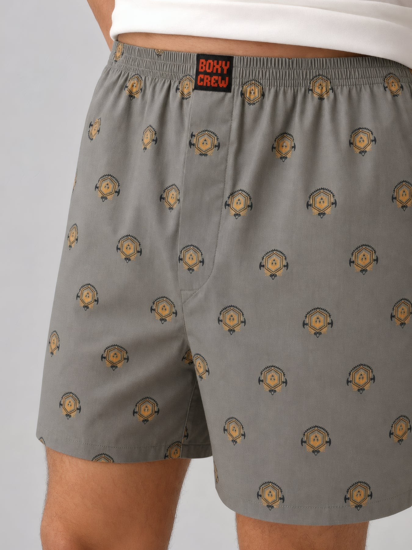 Boxy Crew Men's 100% Cotton No-Mark Boxer Shorts – BC-MBX046 – product image 5