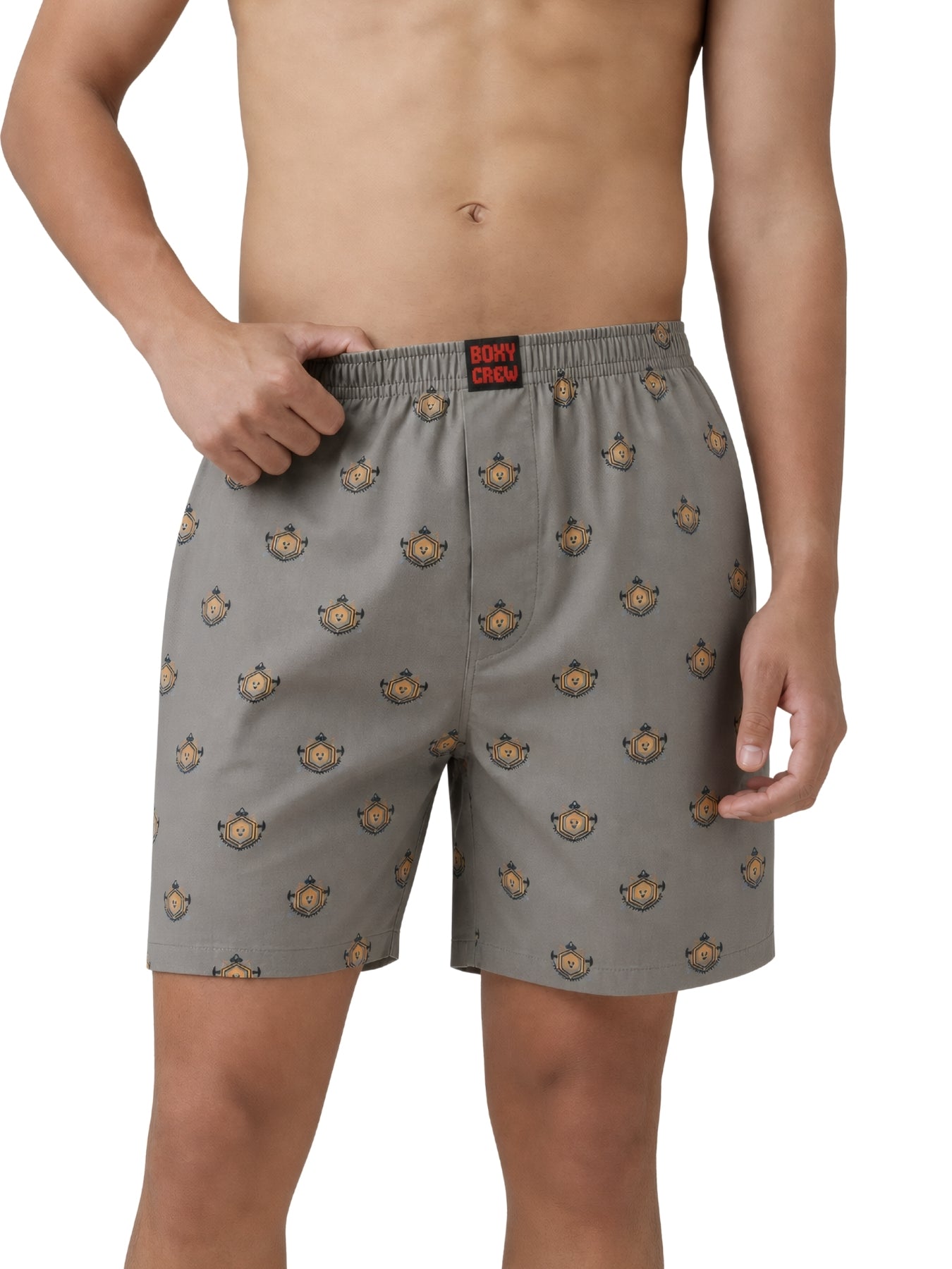 Boxy Crew Men's 100% Cotton No-Mark Boxer Shorts – BC-MBX046 – product image 7