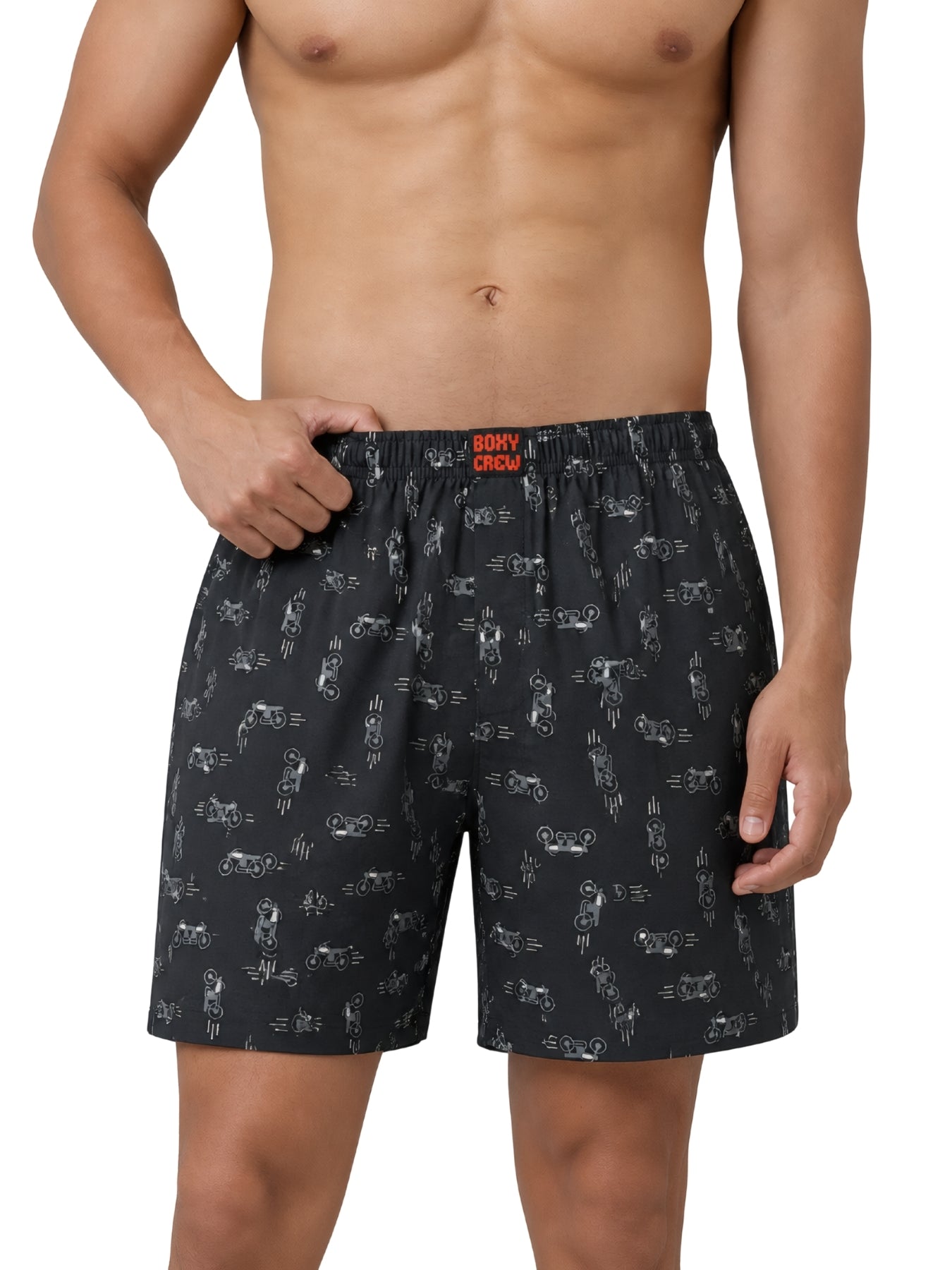 Boxy Crew Men's 100% Cotton No-Mark Boxer Shorts – BC-MBX047 – product image 7