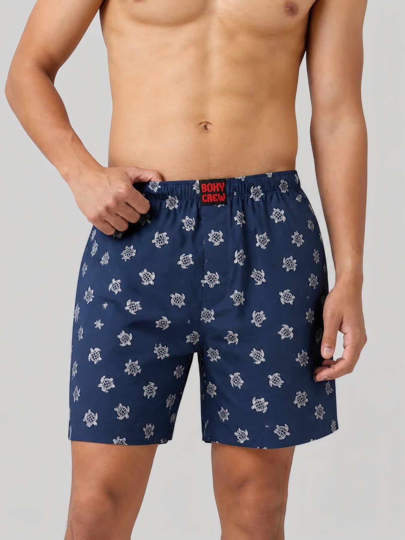 Boxy Crew Men's 100% Cotton No-Mark Boxer Shorts – BC-MBX049 – product image 1