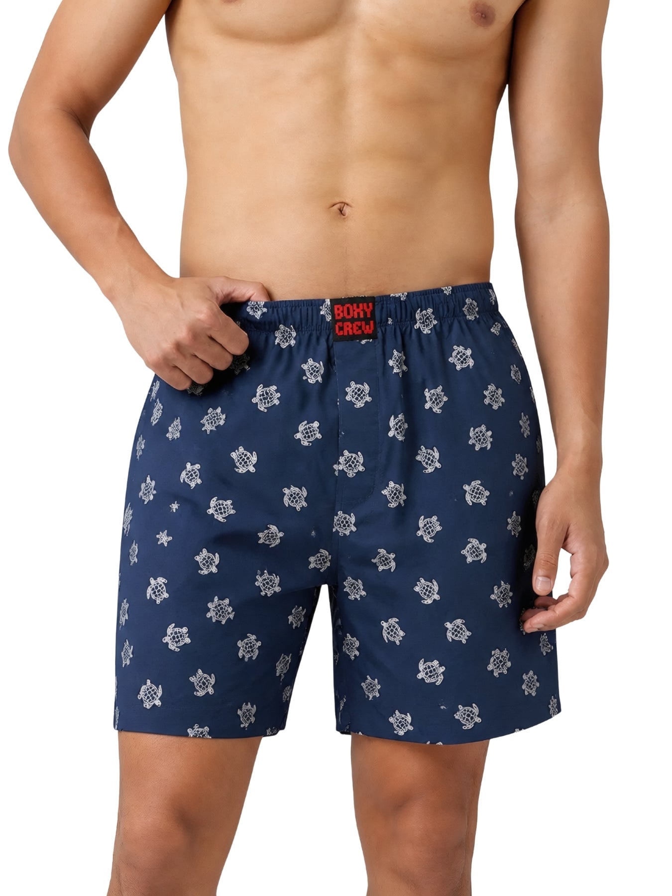 Boxy Crew Men's 100% Cotton No-Mark Boxer Shorts – BC-MBX049 – product image 7