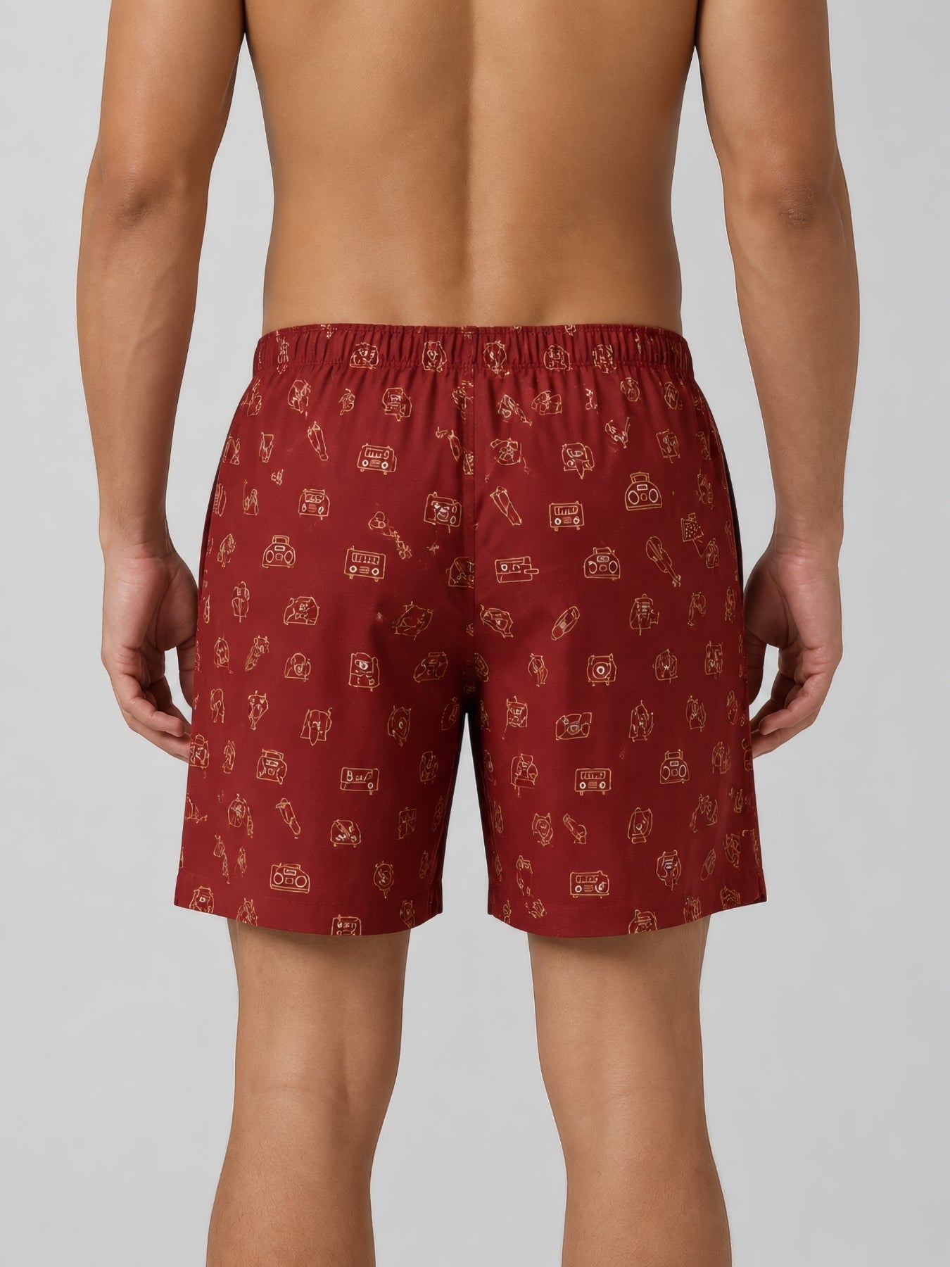 Boxy Crew Men's 100% Cotton No-Mark Boxer Shorts – BC-MBX050 – product image 5