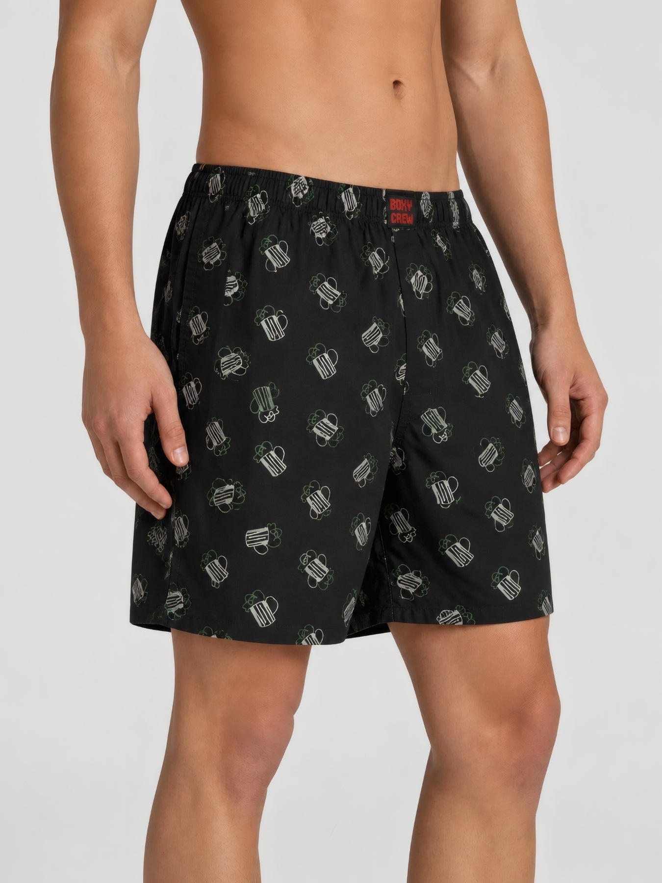 Boxy Crew Men's 100% Cotton No-Mark Boxer Shorts – BC-MBX051 – product image 2