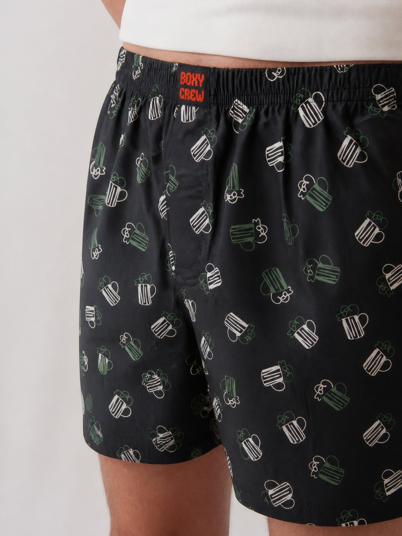 Boxy Crew Men's 100% Cotton No-Mark Boxer Shorts – BC-MBX051 – product image 4