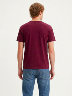 Boxy Crew Men's 100% Cotton Regular Fit Solid Round Neck T-Shirt | Double Bio-Washed | Half Sleeve Casual Plain Tee | 180 GSM Breathable Soft Touch Everyday Wear | Maroon | Made in India – product image 1