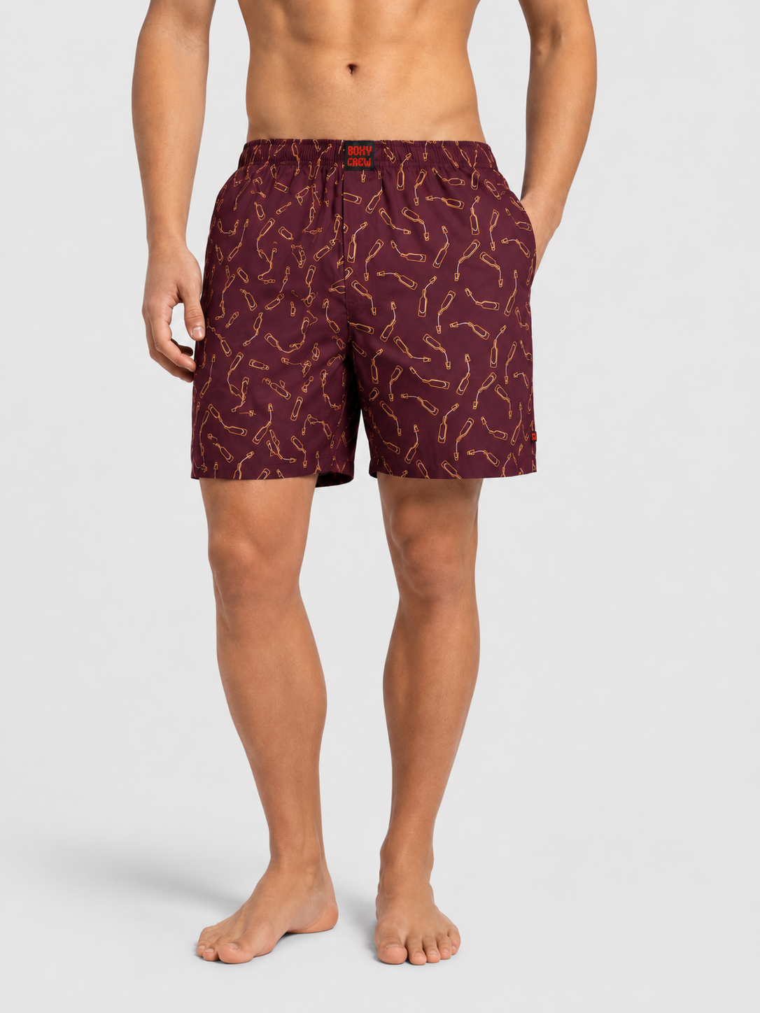 Boxy Crew Men's 100% Cotton No-Mark Boxer Shorts – BC-MBX014 – product image 6