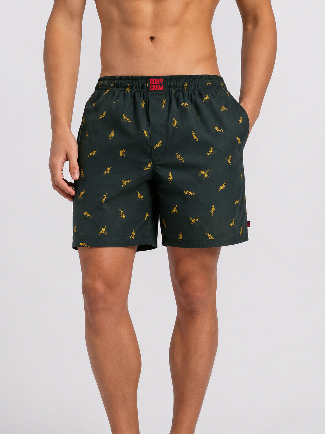 Boxy Crew Men's 100% Cotton No-Mark Boxer Shorts – BC-MBX010 – product image 7