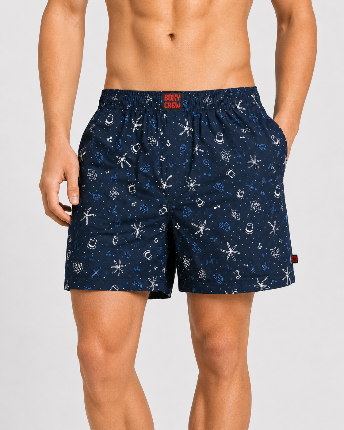Boxy Crew Men's 100% Cotton No-Mark Boxer Shorts – BC-MBX007 – product image 7