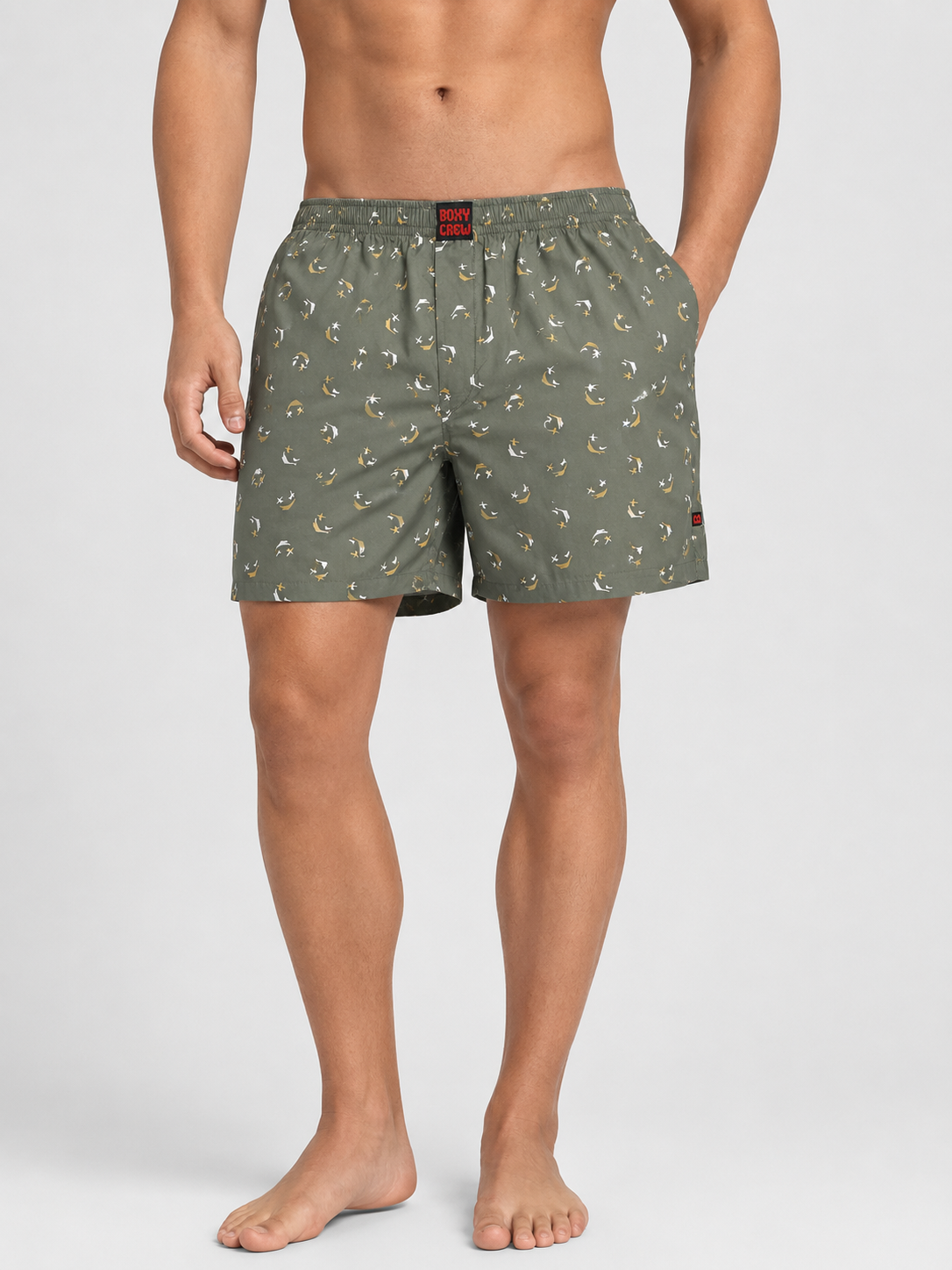 Boxy Crew Men's 100% Cotton No-Mark Boxer Shorts – BC-MBX008 – product image 6