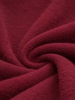Boxy Crew Men's 100% Cotton Regular Fit Solid Round Neck T-Shirt | Double Bio-Washed | Half Sleeve Casual Plain Tee | 180 GSM Breathable Soft Touch Everyday Wear | Maroon | Made in India – product image 4