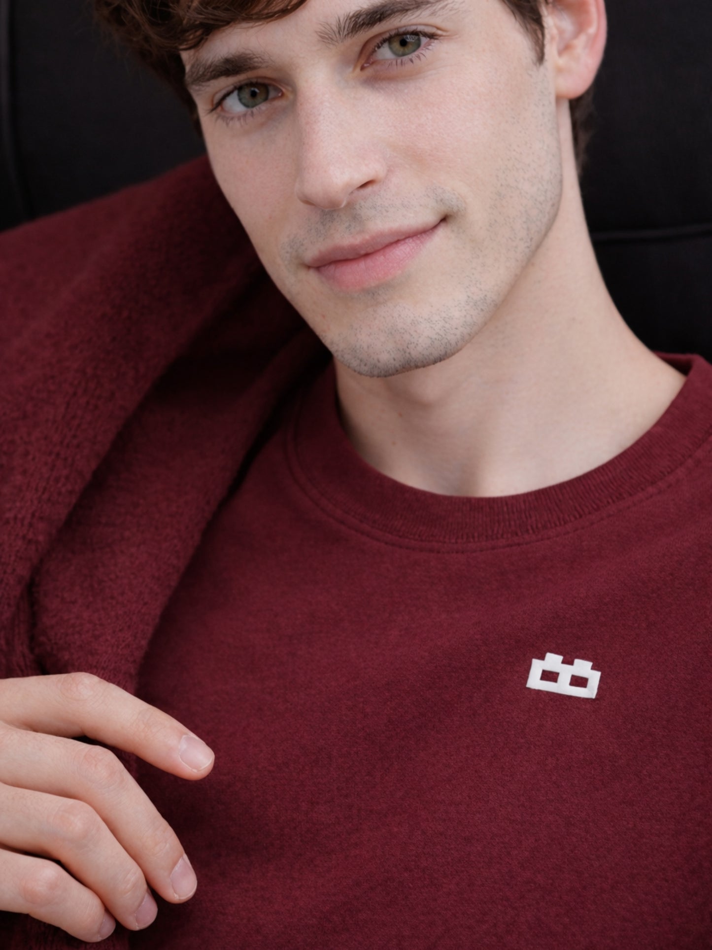 Boxy Crew Men's 100% Cotton Regular Fit Solid Round Neck T-Shirt | Double Bio-Washed | Half Sleeve Casual Plain Tee | 180 GSM Breathable Soft Touch Everyday Wear | Maroon | Made in India – product image 10